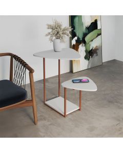 Mesal Lateral Cibele Tampo Esfiha Ferro Cobre Tampo Branco