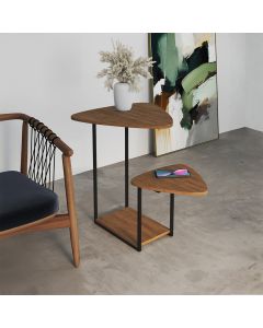 Mesa de Canto Ferro Preto Estilo Esfiha Cibele Freijó