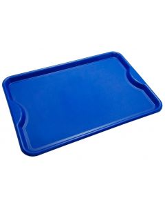 Bandeja Servir Plástico Retangular Azul Royal 48x33cm S 400 Supercron