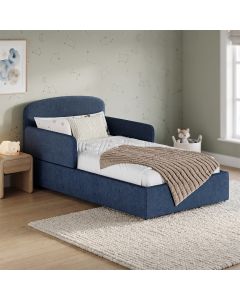 Cama Infantil Juvenil Moderna para Quarto de Criança Design Funcional Bege