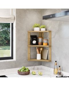 Cantoneira Decorativa Prisma para Sala Quarto e Ambiente com Design Moderno Elegante - Cinamomo