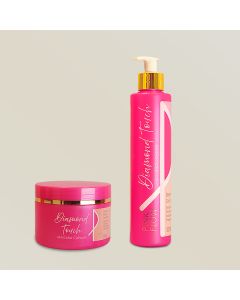 Kit Pink Flow Diamond Touch Condicionador 300ml + Máscara 300g Nutrição Profunda e Brilho Intenso