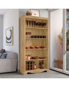 Cristaleira Chicago sem Portas para Sala de Jantar Organizadora Design Moderno Home - Cinamomo