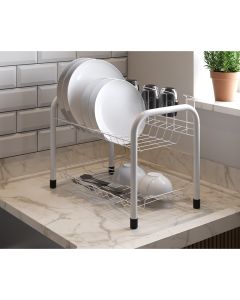 Escorredor de Louças Beliche Isabela com Porta Copos Branco