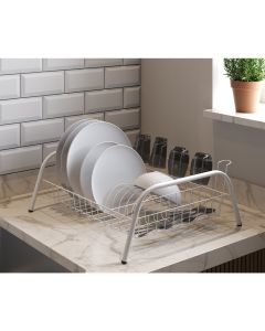 Escorredor de Louças Cama Isabela com Porta Copos Branco