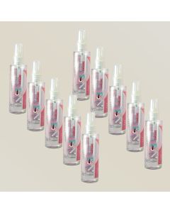 Kit 10 Sérum Reparador Pink Flow Diamond Touch 30ml - Anti-frizz e Selador de Cutículas