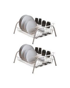 Kit 2 Escorredores de Louças Cama Isabela com Porta Copos Branco