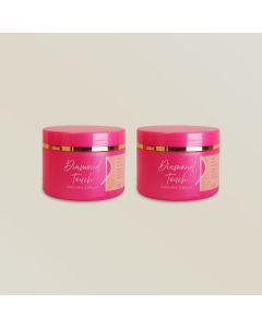 Kit 2 Máscara de Tratamento Pink Flow Diamond Touch 300g Cuidado Completo Hidrata Nutre e Fortalece