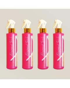 Kit 4 Leave-in Pink Flow Diamond Touch 250ml - Protetor T&eacute;rmico e Facilitador de Finaliza&ccedil;&atilde;o