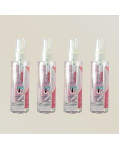 Kit 4 Sérum Reparador Pink Flow Diamond Touch 30ml - Nutrição e Proteção com Óleo de Argan