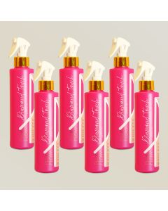 Kit 6 Leave-in Pink Flow Diamond Touch 250ml - Protetor T&eacute;rmico e Facilitador de Finaliza&ccedil;&atilde;o