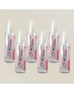 Kit 6 Sérum Reparador Pink Flow Diamond Touch 30ml - Brilho Imediato e Toque Leve