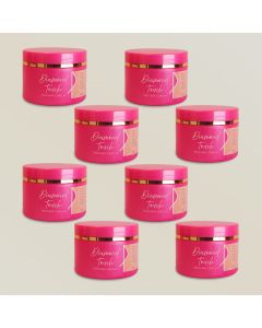 Kit 8 M&aacute;scara de Tratamento Pink Flow Diamond Touch 300g - Nutri&ccedil;&atilde;o Intensiva e Restaura&ccedil;&atilde;o