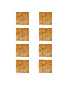 Kit 8 Esteiras Bambu Barriga 1x1,5m Forro Natural Trama Dupla Pergolado Teto Parede Decorativa