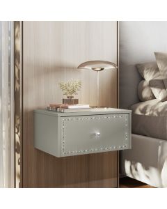 Mesa de Cabeceira Suspensa Strass - Off White